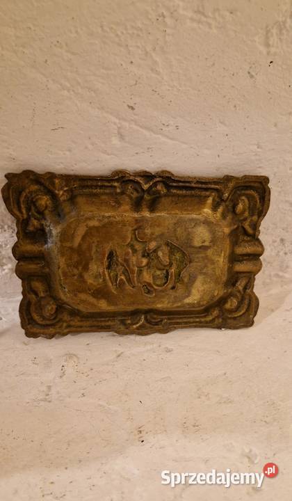 Kolekcjonerska POPIELNICZKA z mosiądzu z okresu Lublin