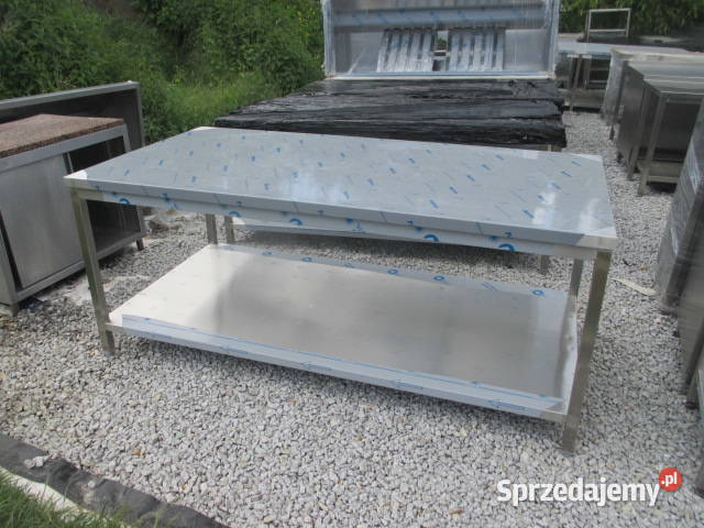 STÓŁ GASTRONOMICZNY CENTRALNY Z PÓŁKĄ 2009085 wielkopolskie Ostrów Wielkopolski