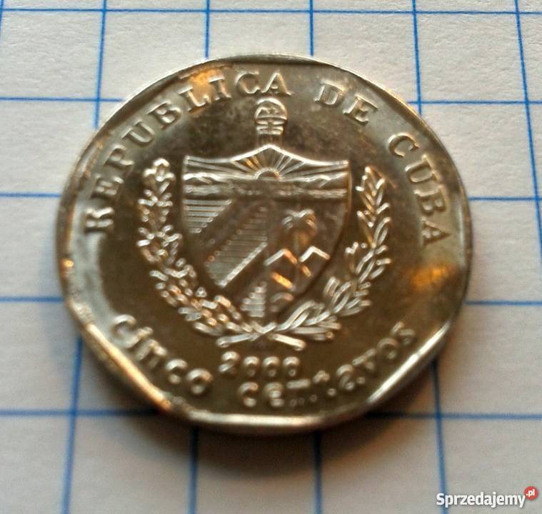 5 CENTAVOS 2000 KUBA Numizmatyka