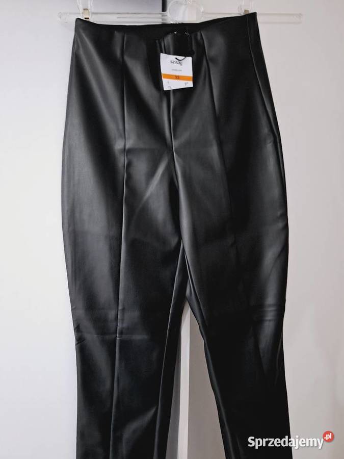 XSS Sinsay nowe spodnie eko skórka Spodnie Braniewo sprzedam