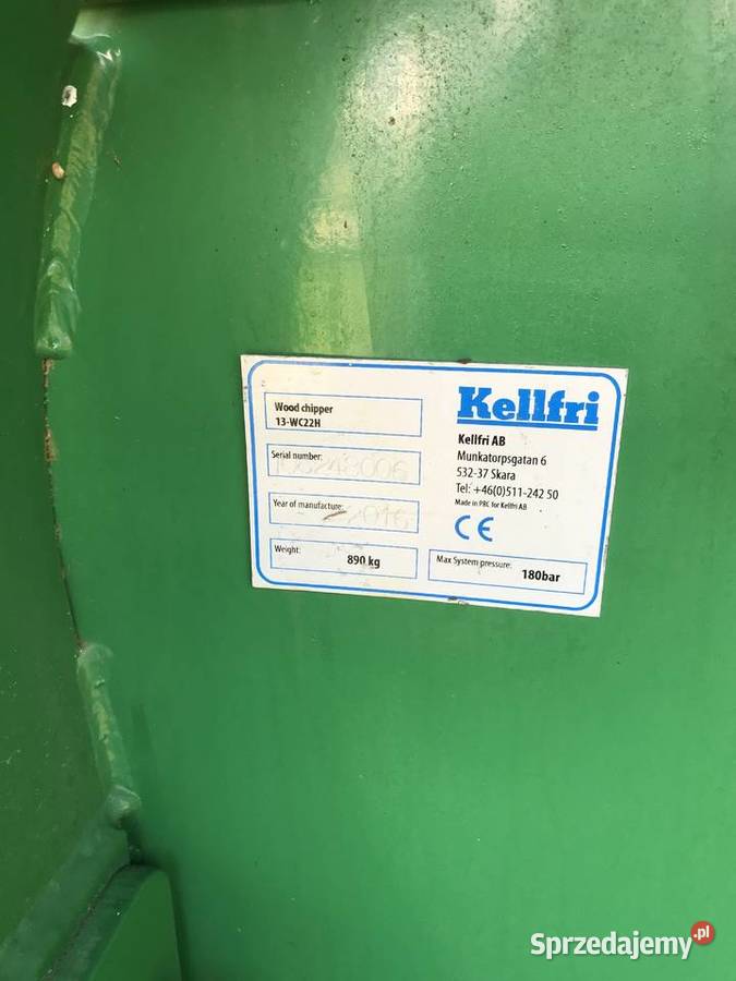 Rębak Kellfri 13WC22H nieuszkodzony świętokrzyskie Brzeziny