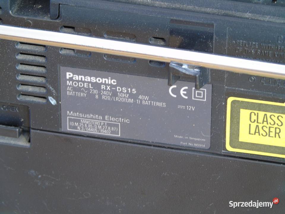 Radio magnetofon Panasonic RXDS15 mocny DOSTAWA Audio sprzedam