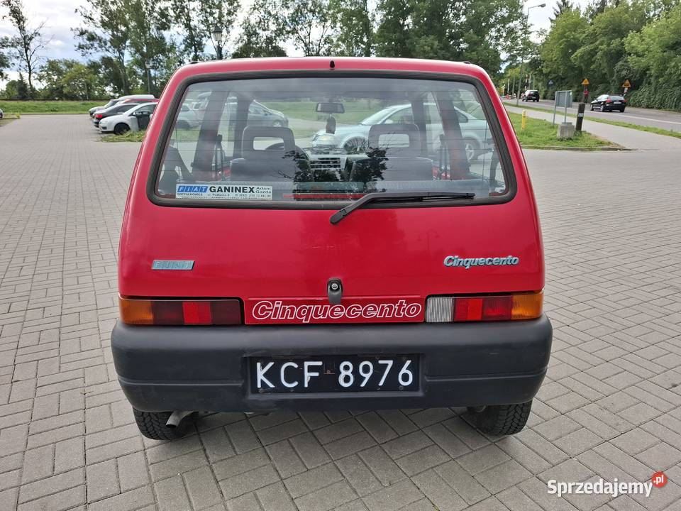 Fiat Cinquecento 900 benzyna 1994 czarne tablice 40KM Zamość