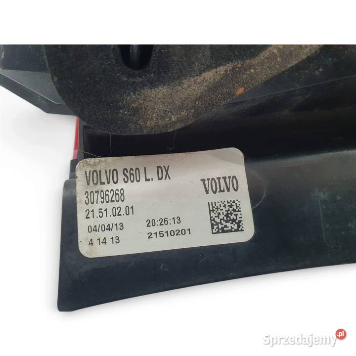 LAMPA PRAWA Volvo S60 II 1013r TYLNIA TYLNA Chełm