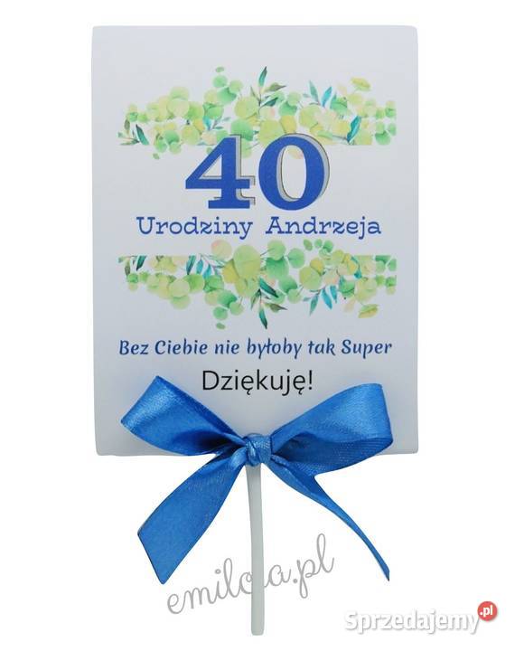 Lizaki jako podziękowanie gości z okazji urodzin lubuskie