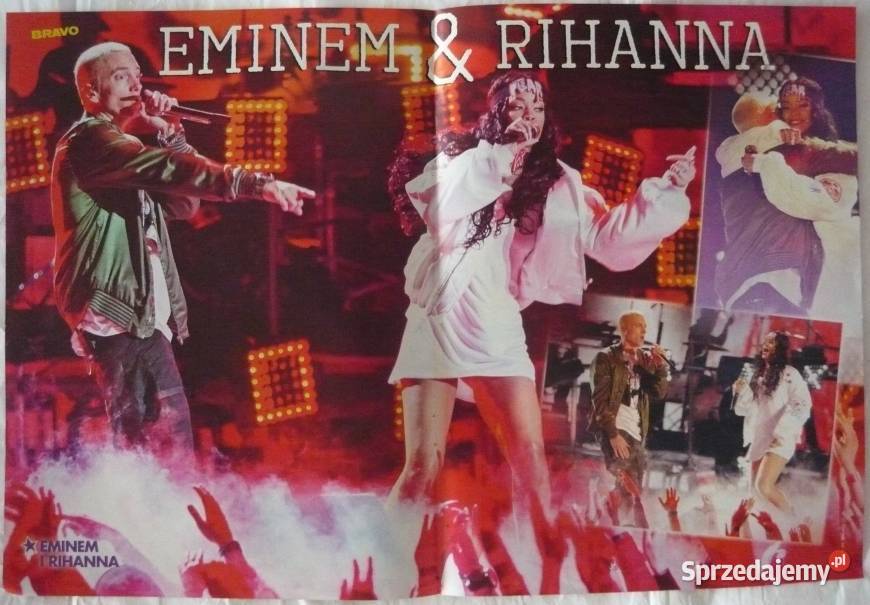 PLAKATY EMINEM RIHANNA WYPRZEDAŻ ŚWIAT PLAKATÓW kujawsko-pomorskie Bydgoszcz