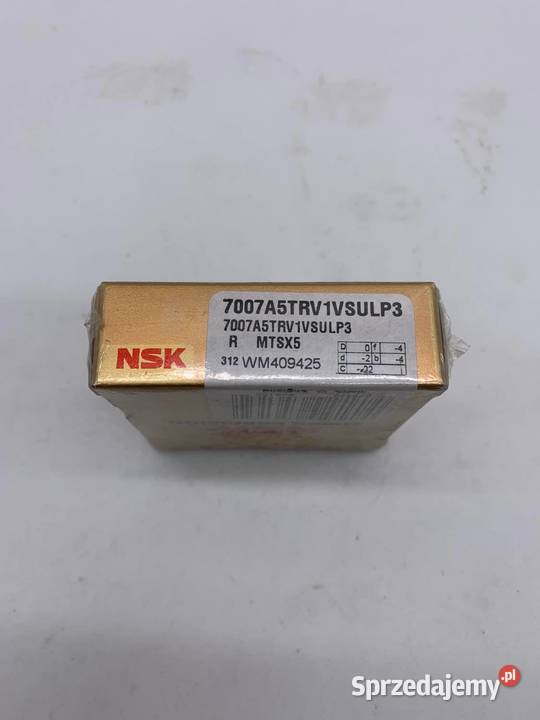 Łożysko 7007A5TRV1VSULP3 NSK 62mm mazowieckie Warszawa