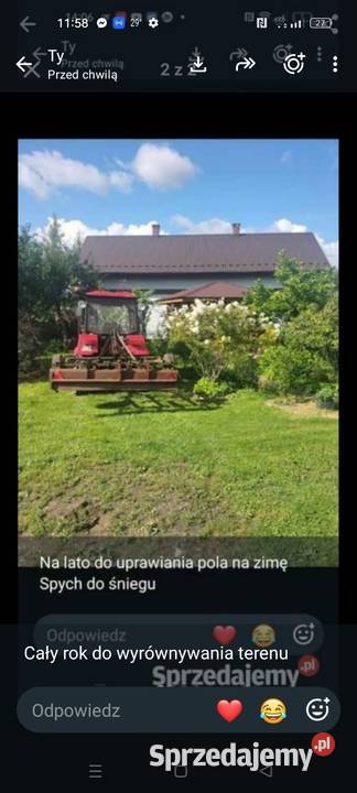 Sprzedam funkcyjny kultywator 11 łap może być