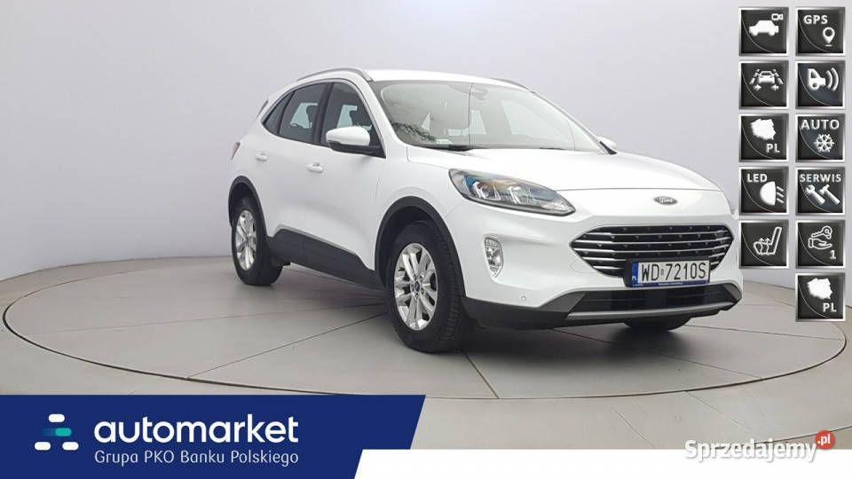 Ford Kuga 15 EcoBoost FWD Titanium z polskiego elektrochrom. lusterko wst. Warszawa