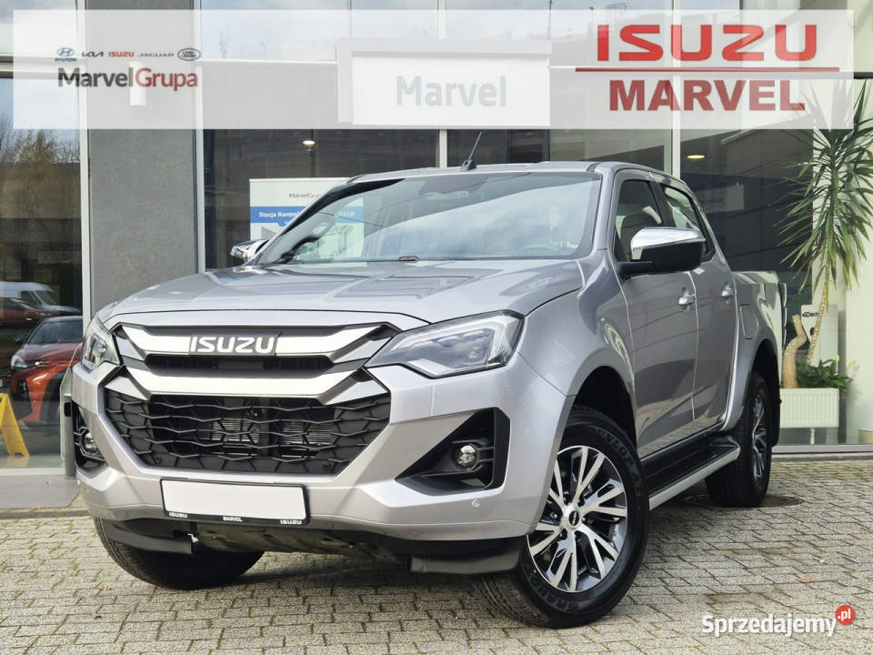 Isuzu D DMAX 19D 163 4WD LSX AT podwójna kabina czujnik parkowania Łódź