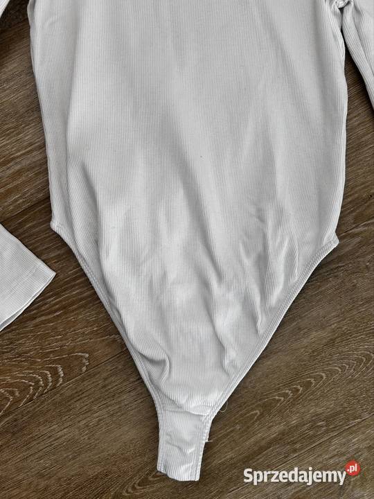 Body by o la la L białe body długi rękaw Wyszków sprzedam