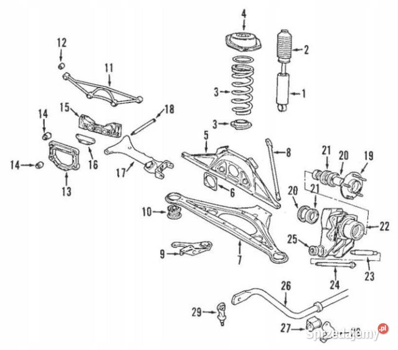 MOCOWANIE AMORTYZATORA TYŁ JAGUAR STYPE 03 30