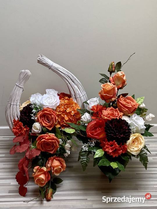 Kompozycja kwiaty sztuczne Kalisz