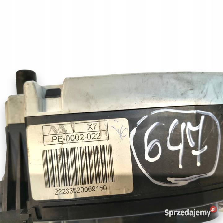 LICZNIK ZEGARY 9666326480 Citroen C5 III 16 20 osobowe Wyposażenie wnętrza Chełm