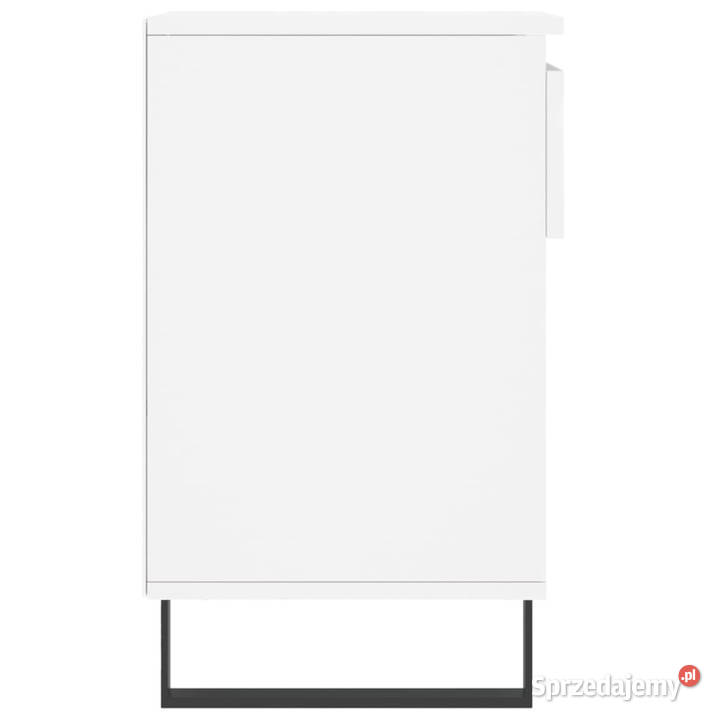 Półka na buty biała 102x36x60 materiał