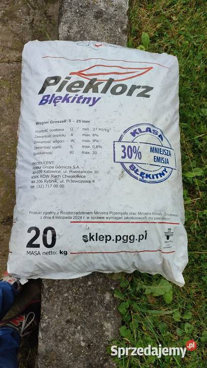 Ekogroszek Pieklorz Błękitny workowany