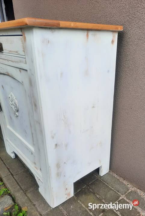 Stara komoda szafka biała przecierana shabby Tczew