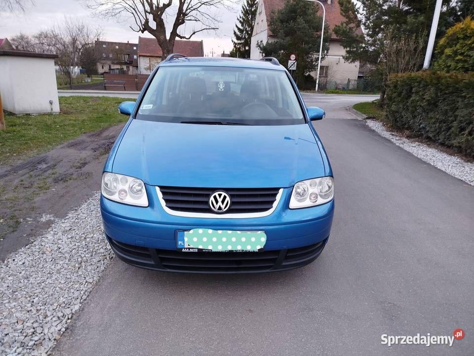 Volkswagen Touran 16 benzyna 2003 zadbany radio Wrocław sprzedam