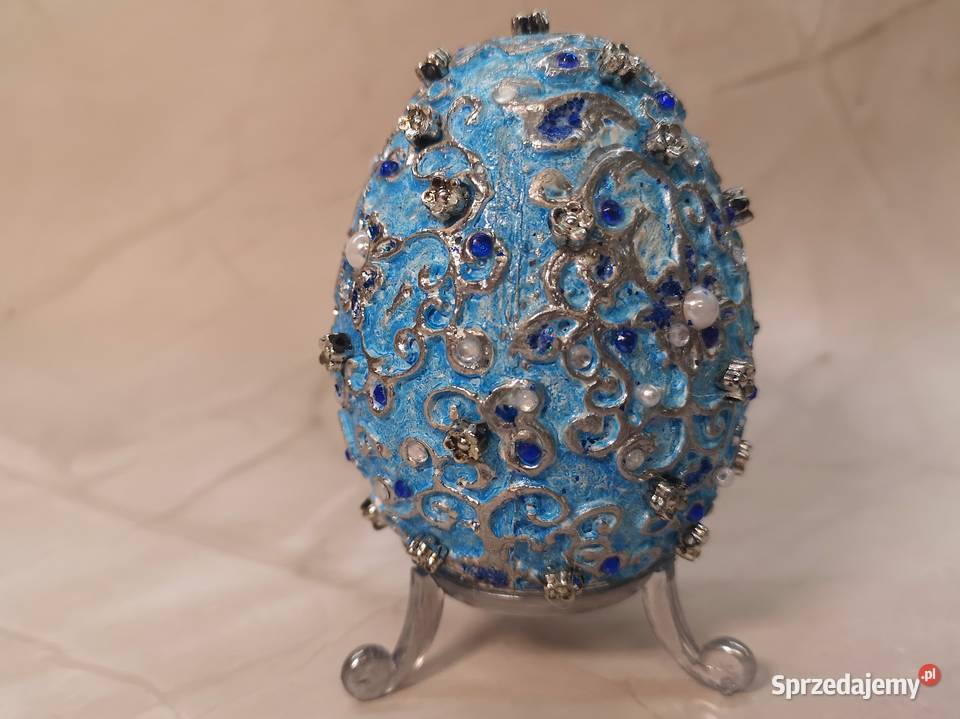Dekoracyjne jajko w stylu Faberg świętokrzyskie