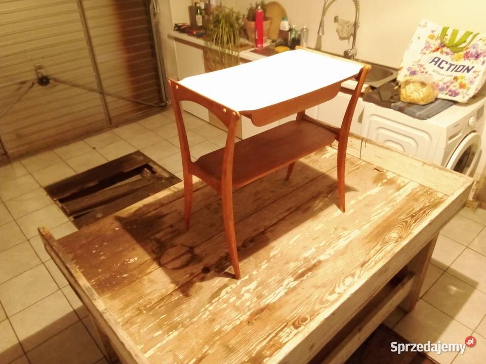 Stolik toaletka zabytek drewno Toaletki