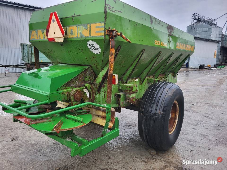 Amazone zg8000 Rozsiewacze nawozów lubelskie Chełm