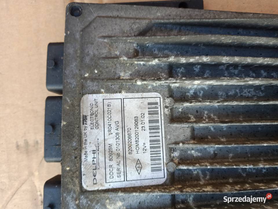 Sterownik silnika renault Clio 2 II lift 15 dci Szczecin