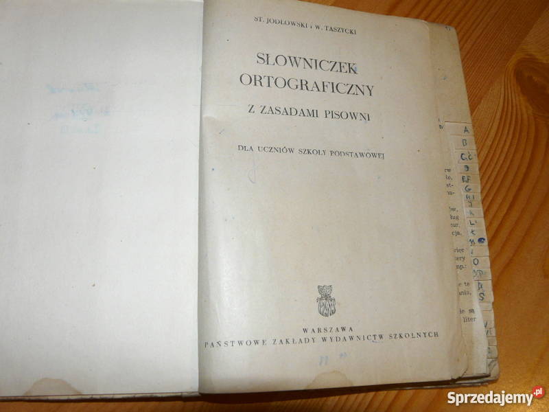 Stary słownik ortograficzny Świebodzin sprzedam