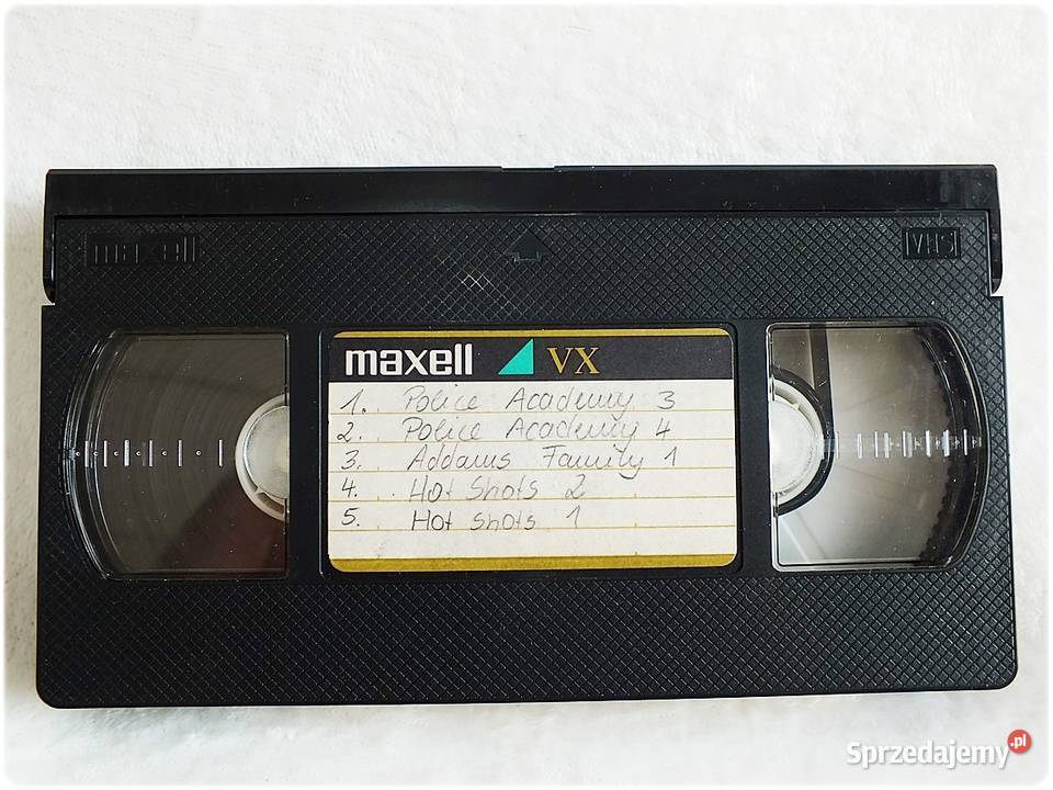 Kaseta VHS 240 minut Nagranych 5 Filmów KOMEDIA Żary