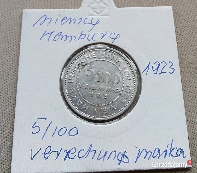 NIEMCY 5 100 VERRECHUNGS MARKA1923 r 2 Legionowo sprzedam