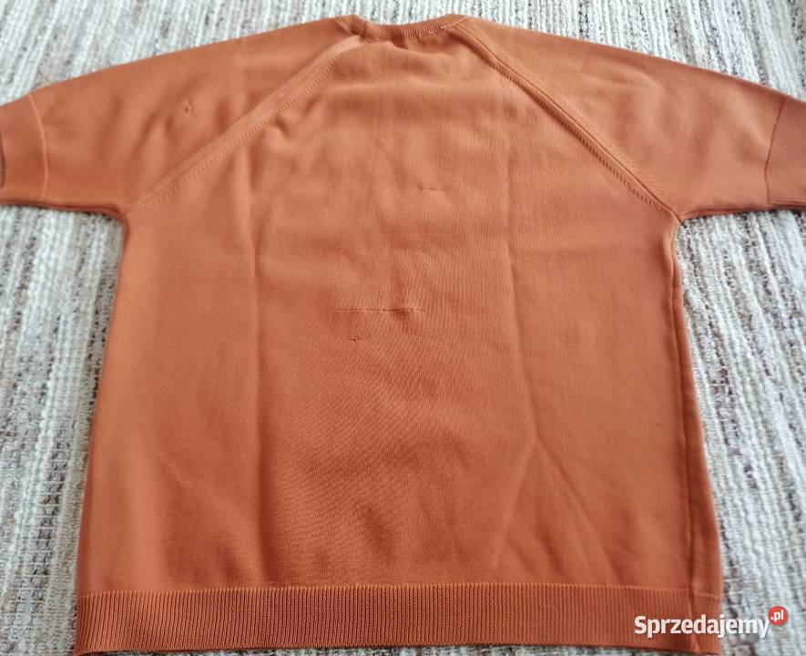 Bluzka z bistoru brązowarękaw krótki Łódź