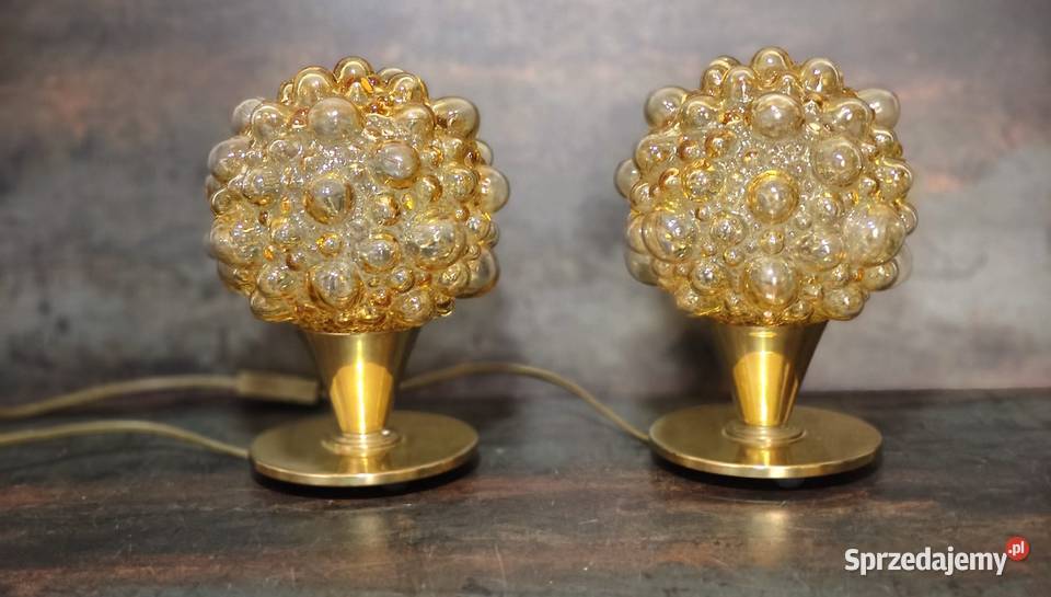 Lampy 2 mosiądz H Tynell vintage