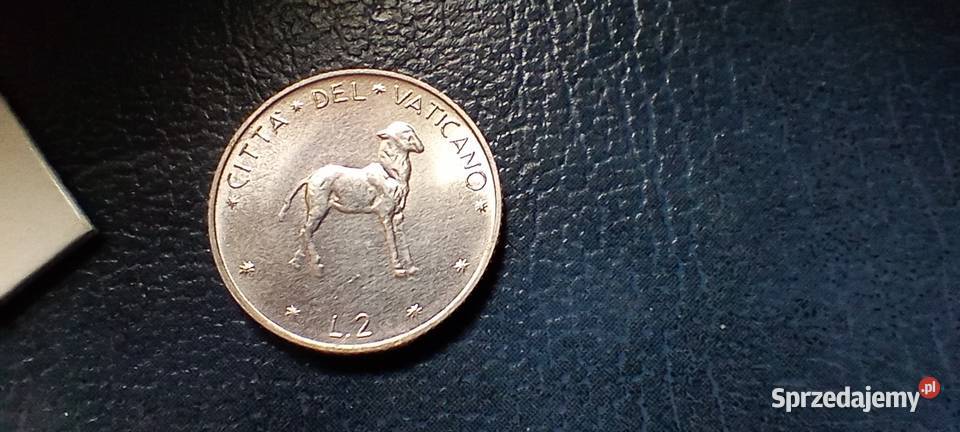 Stare monety 2 lir 1972 Watykan podkarpackie