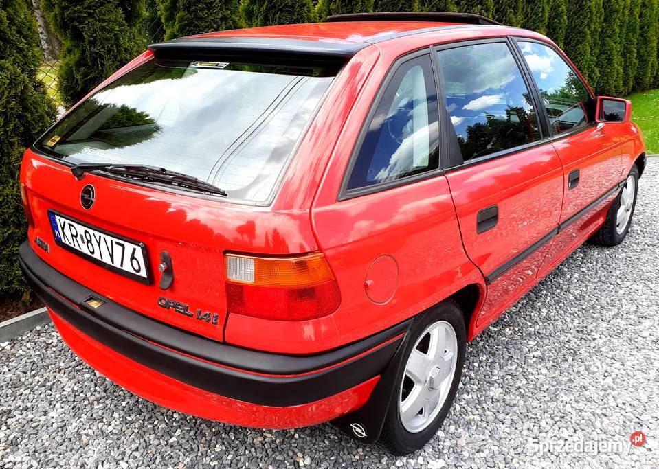 Opel Astra RARYTAS 95000 Klimatyzacja Szyberdach benzyna Kraków