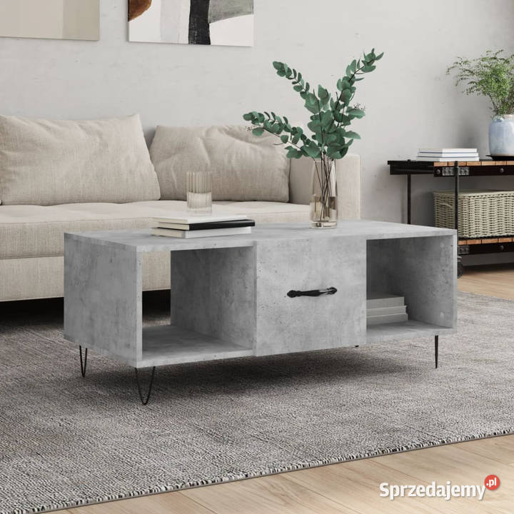Stolik kawowy szarość betonu 102x50x40 WM829296 Warszawa