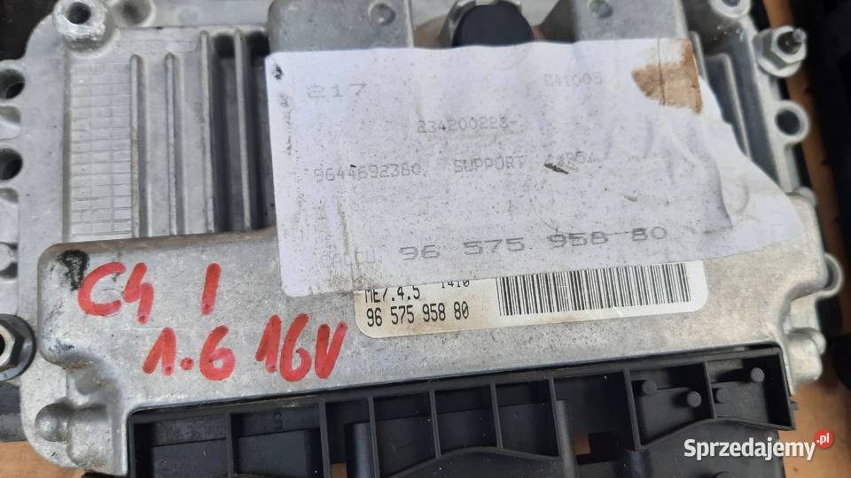 zestaw startowy Citroen C4 I 16 16V 9657595880 osobowe dolnośląskie Dębno