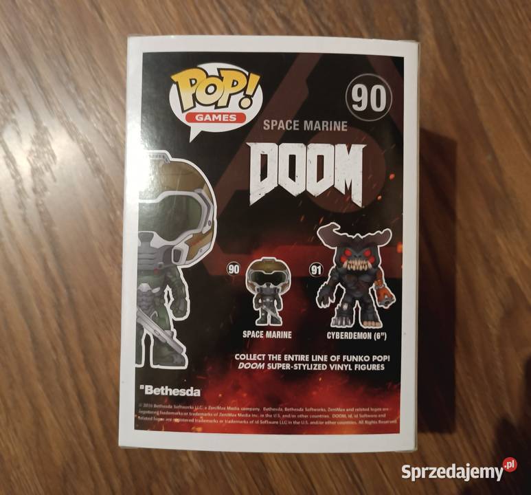 Kultowa figurka DOOM Space Marine 90 firmy Funko Szczyrk