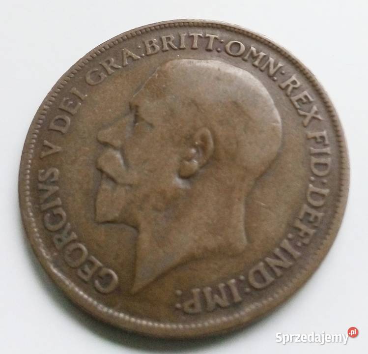 WIELKA BRYTANIAONE PENNY1916 r