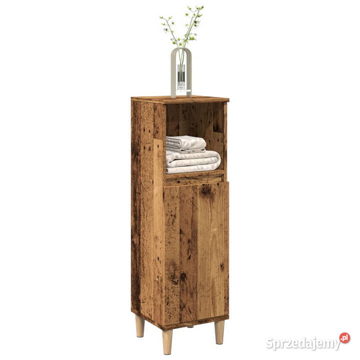 Szafka łazienkowa stare drewno 30x30x100 Warszawa