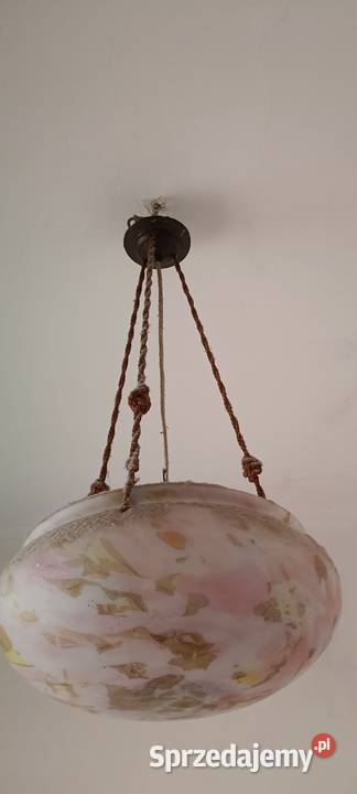 ampla stara lampa art deco XX wiek Warszawa