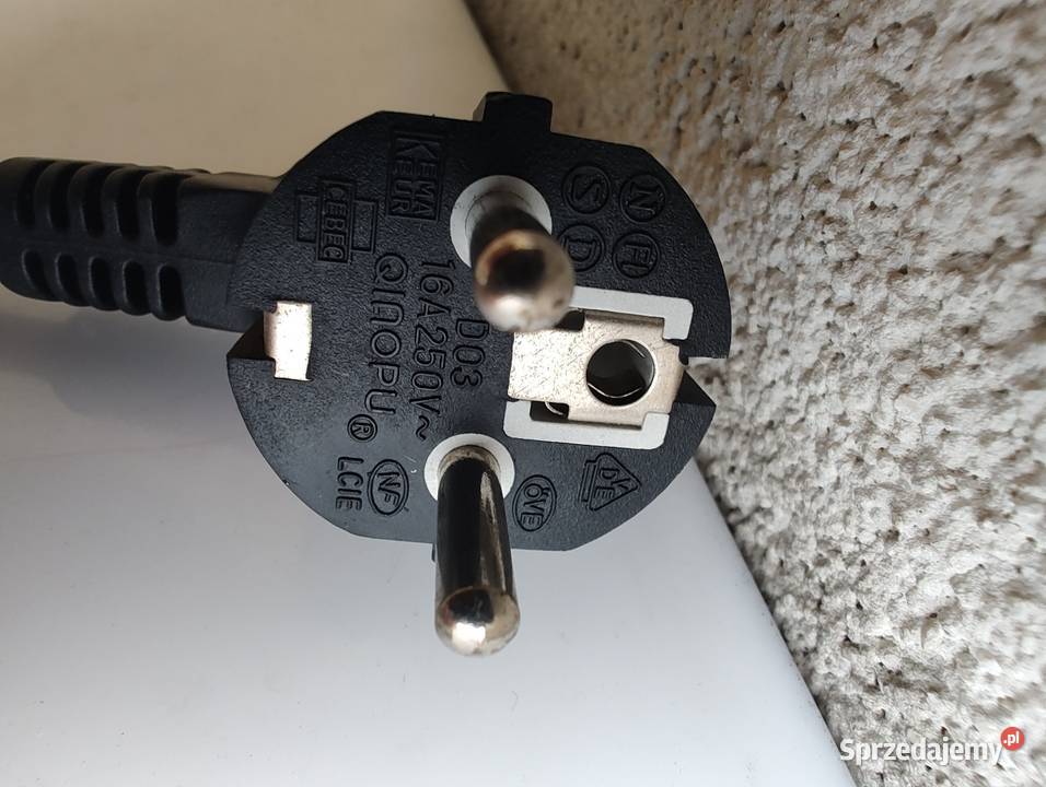 Kabel przewód zasilający 16A250V wolne końce 65 Olecko