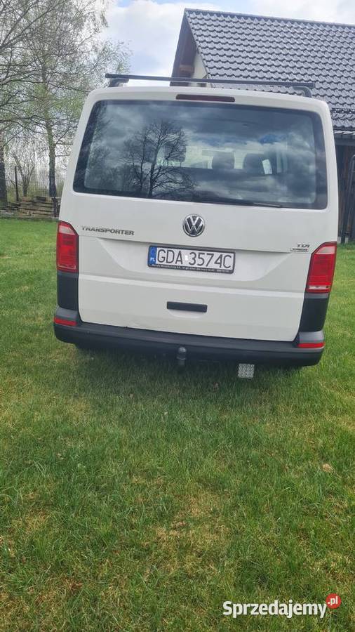Vw transporter t6 130 przebiegu long 2x drzwi Kościerzyna