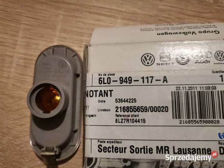 SEAT KIERUNKOWSKAZ BŁOTNIKA ORYG 6L0949117A Międzychód
