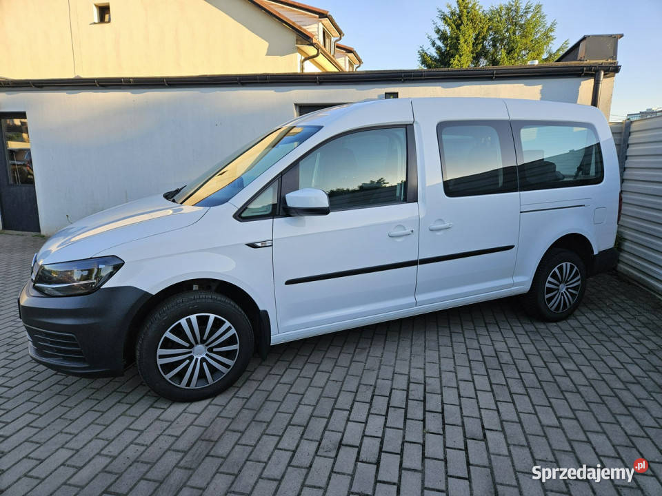Volkswagen Caddy 14 TSI 110 LONG maxi 7 OSÓB światła do jazdy dziennej pomorskie Gdynia sprzedam