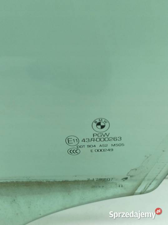 SZYBA DRZWI LEWY PRZÓD Bmw X6 I 20092014 E71