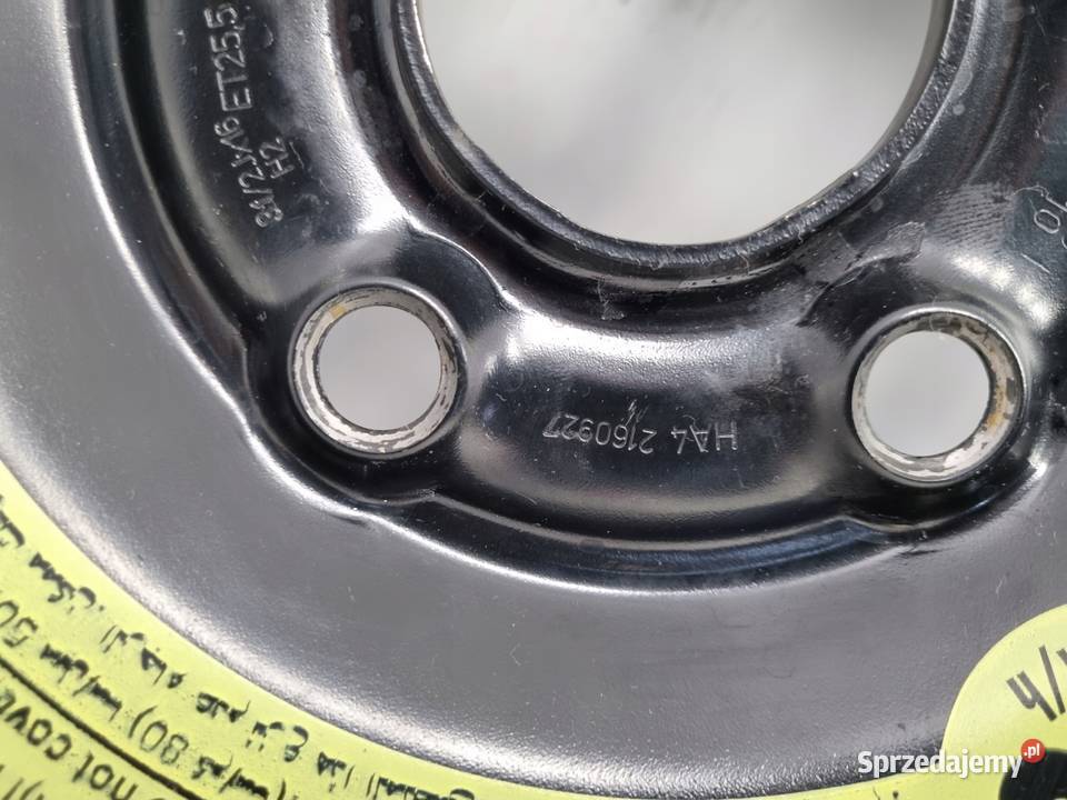 KOŁO DOJAZDOWE Audi Seat Vw Golf VI 12570 R16 Chełm