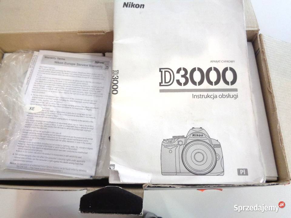 APARAT NIKON D 3000 LUSTRZANKA wielkopolskie Kalisz