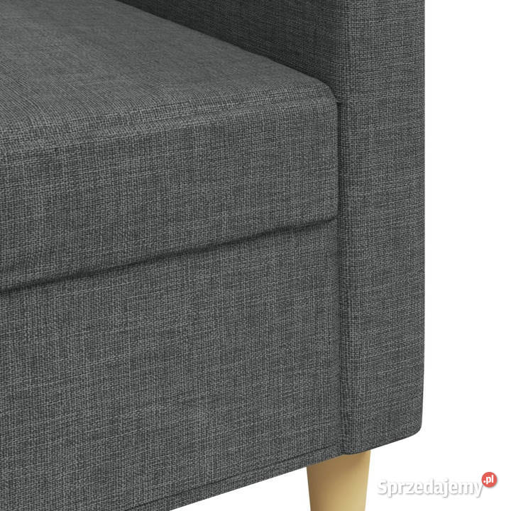 Sofa 3osobowa ciemnoszara 210 tapicerowana mazowieckie Warszawa