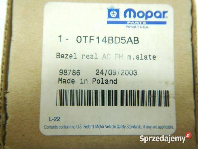 PLASTIK OSŁONA TYŁ CHRYSLER SEBRING DODGE