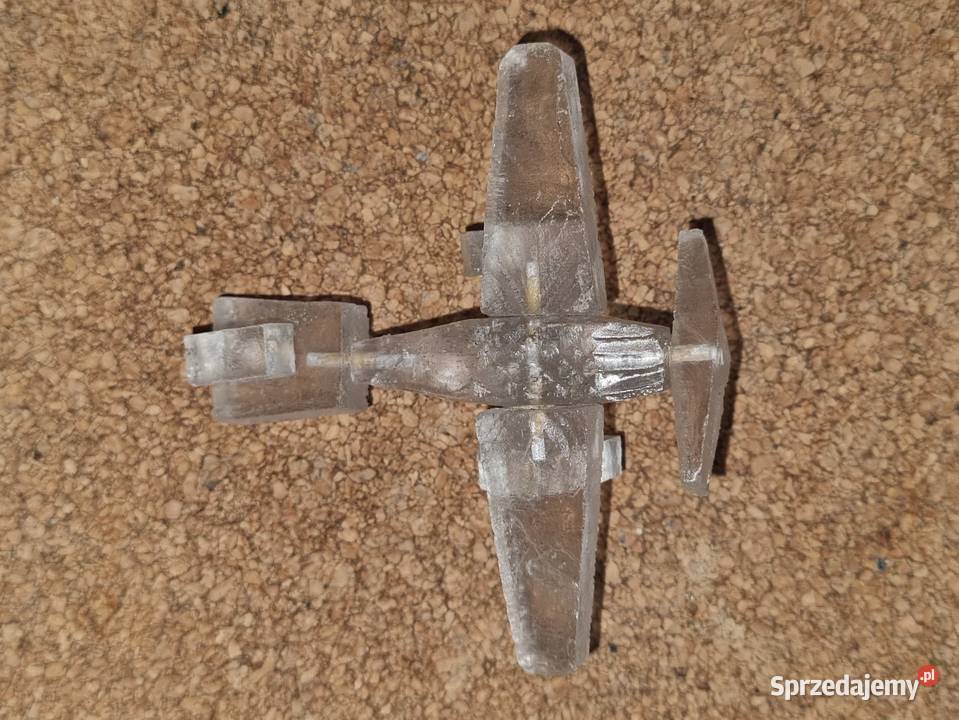 Samolot rzeźba z soli pamiątka z Wieliczki PRL sprzedam