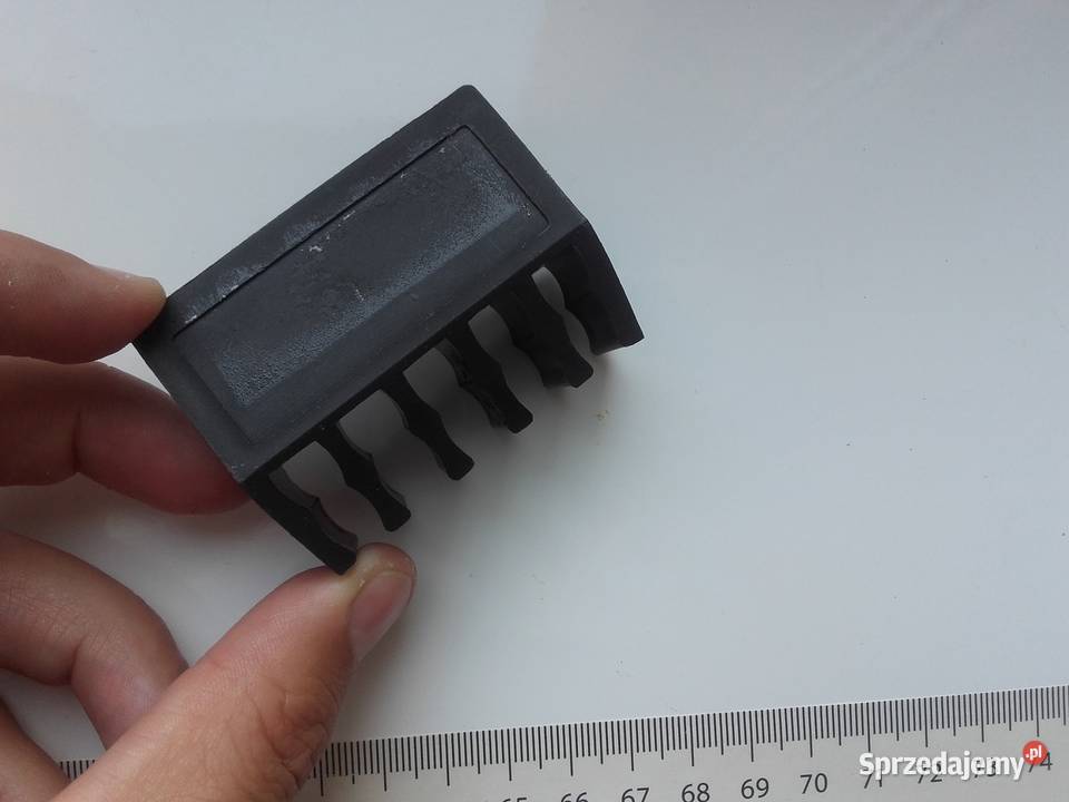 Organizer kabli na biórko Cord Divider czarny 5cm Bydgoszcz